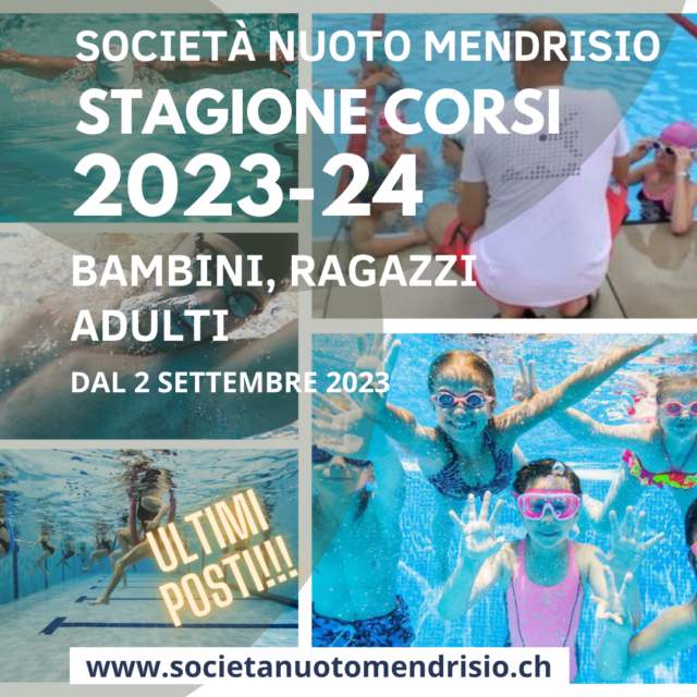 Stagione Corsi 2023/24, il 2 settembre si inizia!! In diversi corsi i posti sono quasi terminati, AFFRETTATEVI CON LE ISCRIZIONI ONLINE!!!