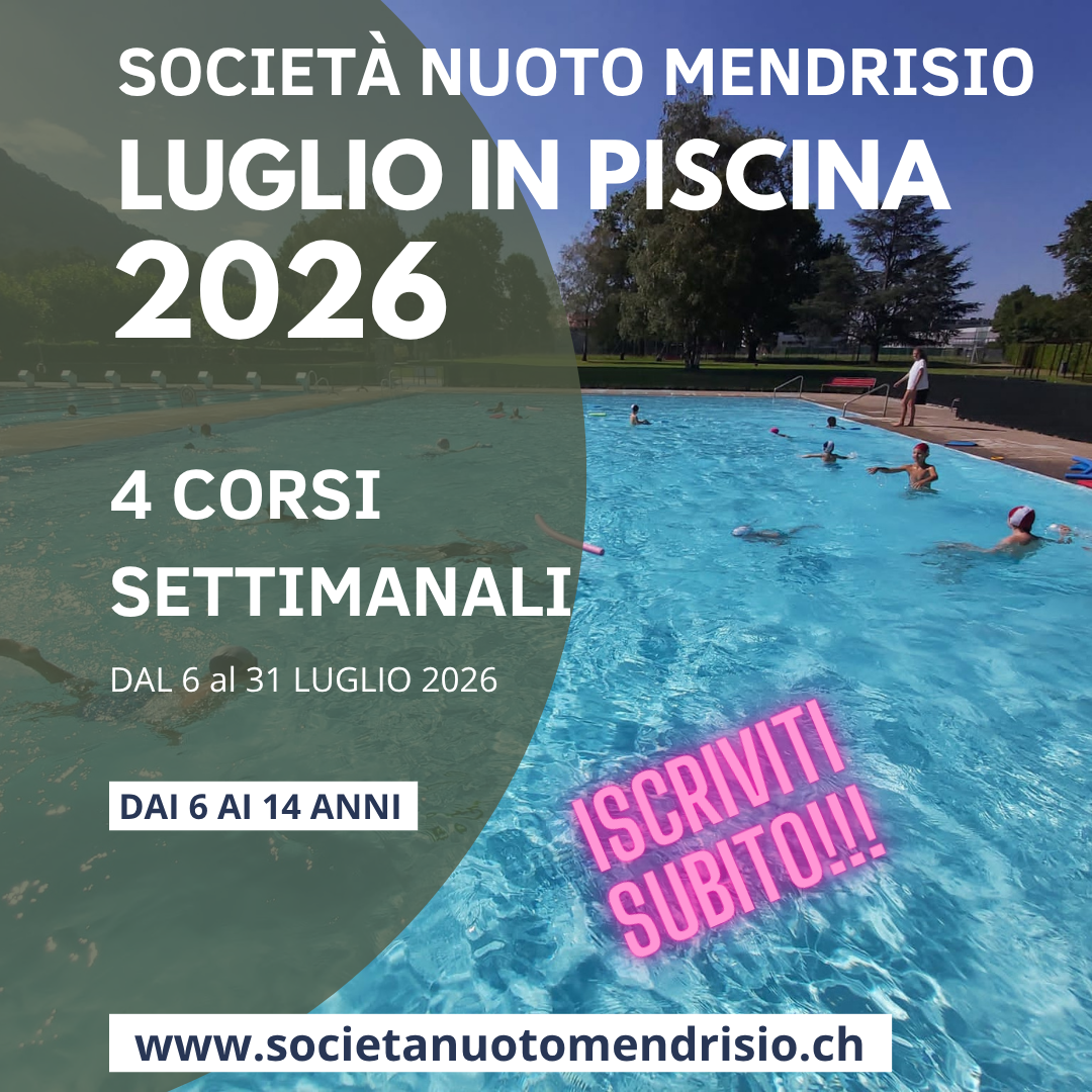 LUGLIO IN PISCINA 2026 LUGLIO IN PISCINA 2026